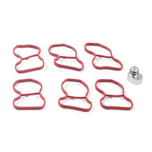 (As show, One size) Auto Swirl Flap Blank Bung Flaps Removal Plug With 6 Gaskets for N57 N57S E90 E91 E92 E93 F07 F10 F11 Engine Repair Kit
