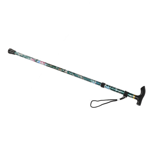 5-Level Foldable Lightweight Cane, 84-94 cm, Green