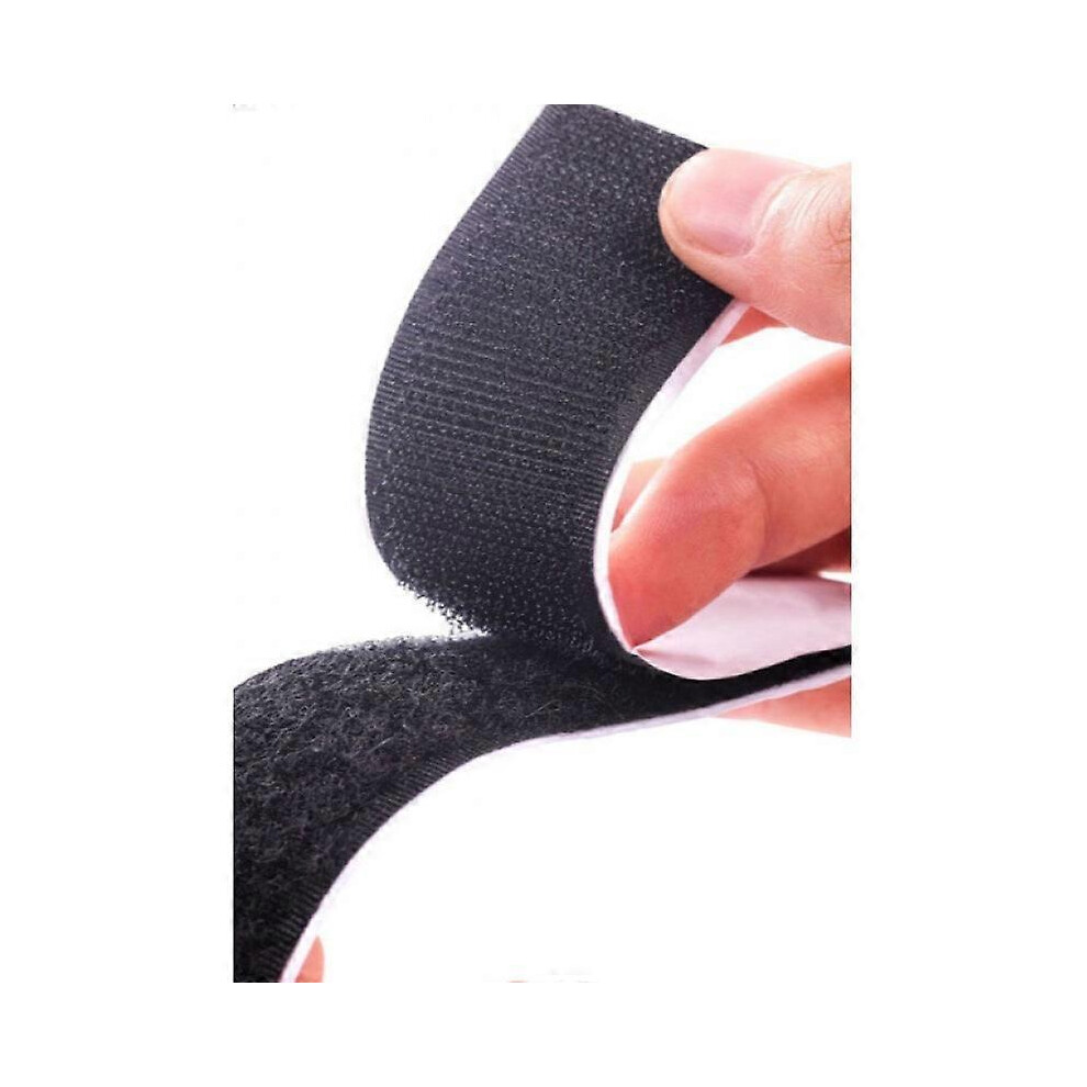 (As Show, One Size) Scratch Self Adhesive Extra Strong 10M, Double Sided Adhesive Tapes Adhesive Grip Tape (Black) Black