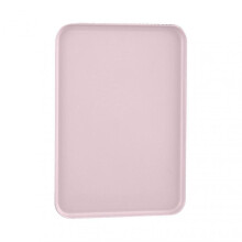 (L, Pink) Multi-use Large Capacity Serving Tray Plastic Practical Food-grade Storage Tray For Home