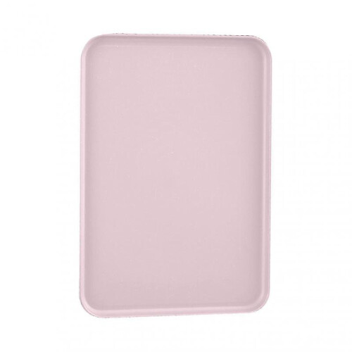 (L, Pink) Multi-use Large Capacity Serving Tray Plastic Practical Food-grade Storage Tray For Home