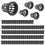 100er-Pack Netzbecher mit Schlitzmaschen, breite Lippe, Filter, Pflanzennetz, Topfeimer 7