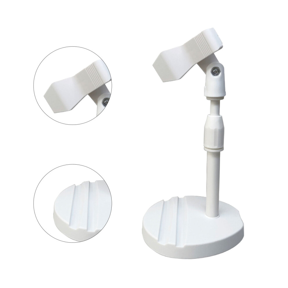 Light/White Mini Nail Stand For Gel Nails 360 Degree Rotation Multifunctional Handheld Uv Lamp Holder