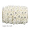 Bead Chain String Half Side Flatback DIY Imitation Pearl String with Rhinestone for Crafts Needlework 2