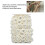Bead Chain String Half Side Flatback DIY Imitation Pearl String with Rhinestone for Crafts Needlework 7