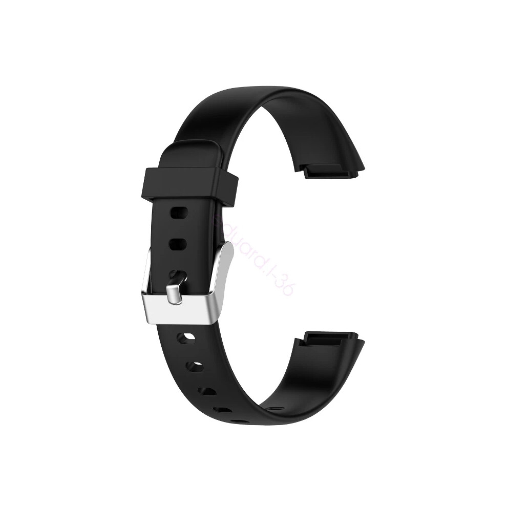 (, S) Silicone Replacement Band For Fitbit Luxe Watch Strap Bracelet Hot Black 6963793833962