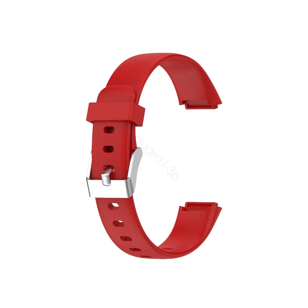 (, L) Silicone Replacement Band For Fitbit Luxe Watch Strap Bracelet Hot Red 6963793834136
