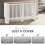BELOFAY Radiator Cover White | Stylish & Compact 5