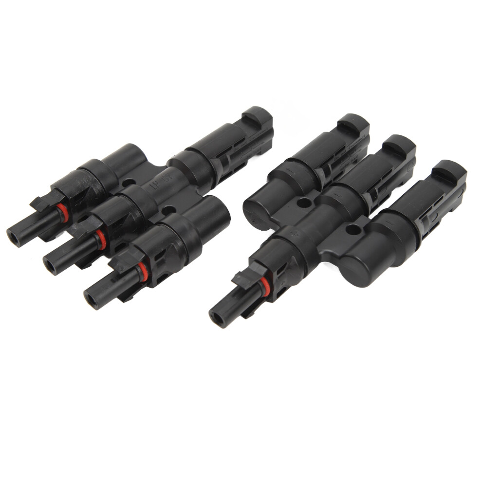 Pv Solar Branch Connectors 1 To 3 Waterproof High Current Carrying Capacity Solar Panel T Branch Connector For Parallel Connection 4981314618838