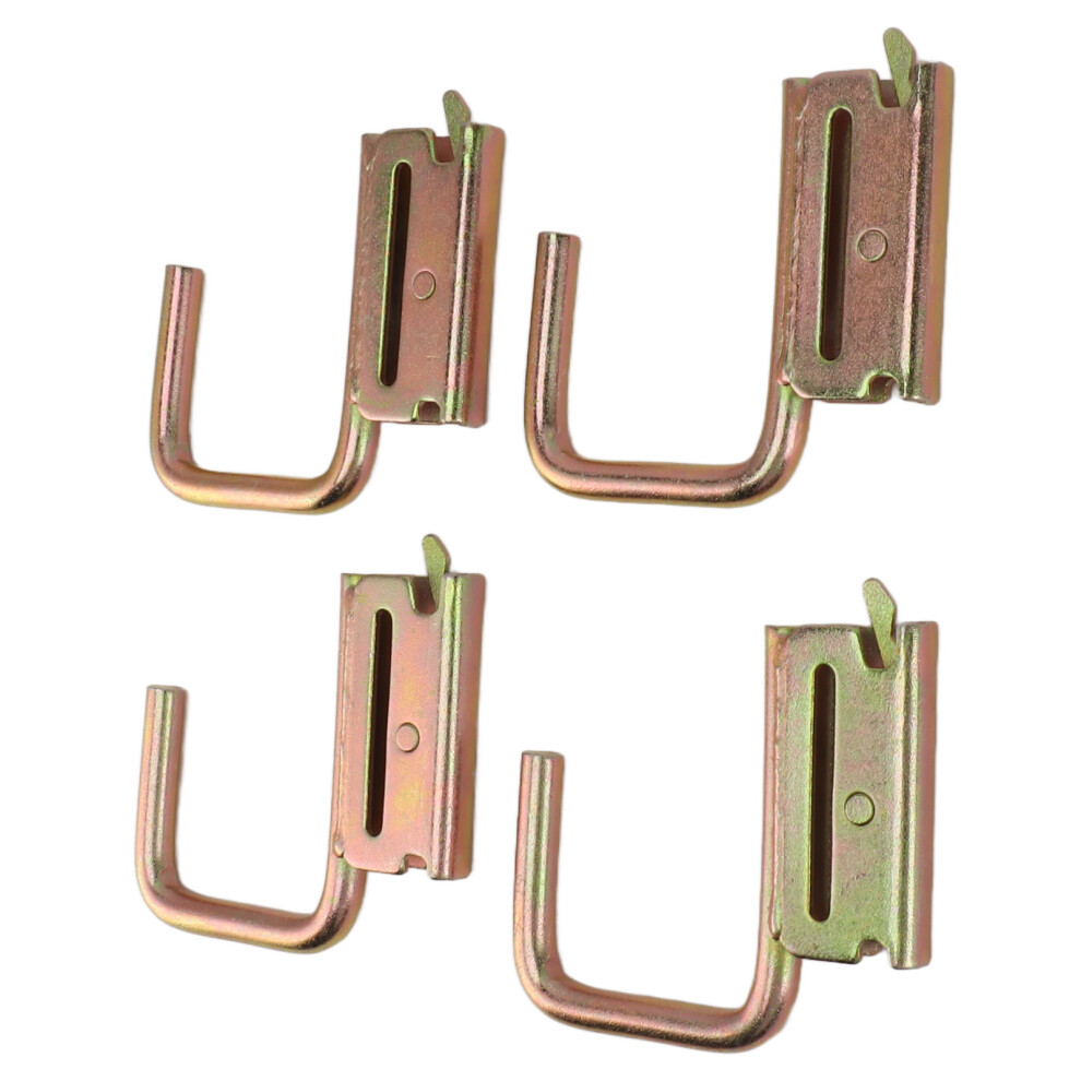 4Pcs E Track Hooks Maximum Load 1200 Pounds E Track J Hook Accessories For Rv Marine Bedroom Pickup Truck 5001314619129