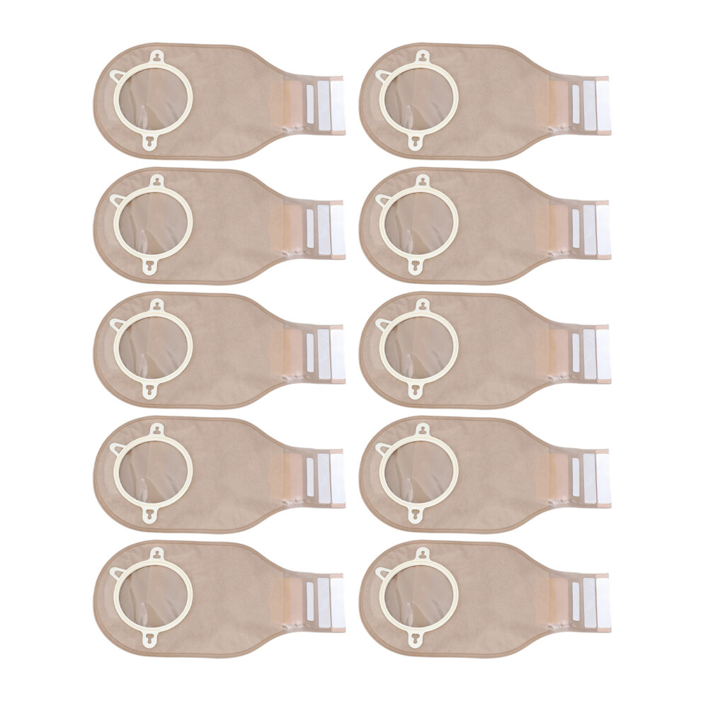 10PCS Drainable Colostomy Pouch Leak Proof Double Sided Soft Ostomy Bag for Ileostomy Stoma Care