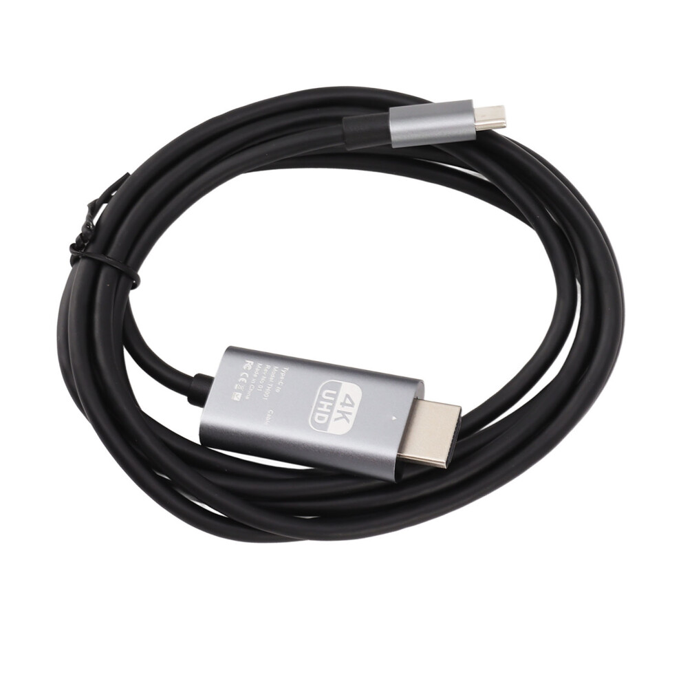 Type C To Hd Multimedia Interface Cable 4K 30Hz Plug And Play Uhd Usb C To Hd Multimedia Interface Adapter Cable 9341314622924