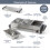 Quest Quest 16520 Compact Buffet Server and Warming Tray / 3 x 1.2L Trays, 200W 2