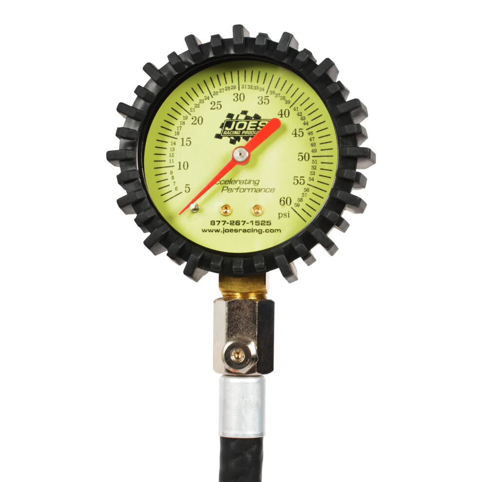 Joes Racing 32307 (0-60) Psi Tire Pressure Gauge 013010000717