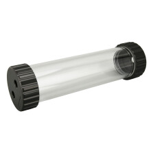 Cylindrical Water Cooling Tank Built in Filtration Transparent POM 240mm Cylindrical Water Tank