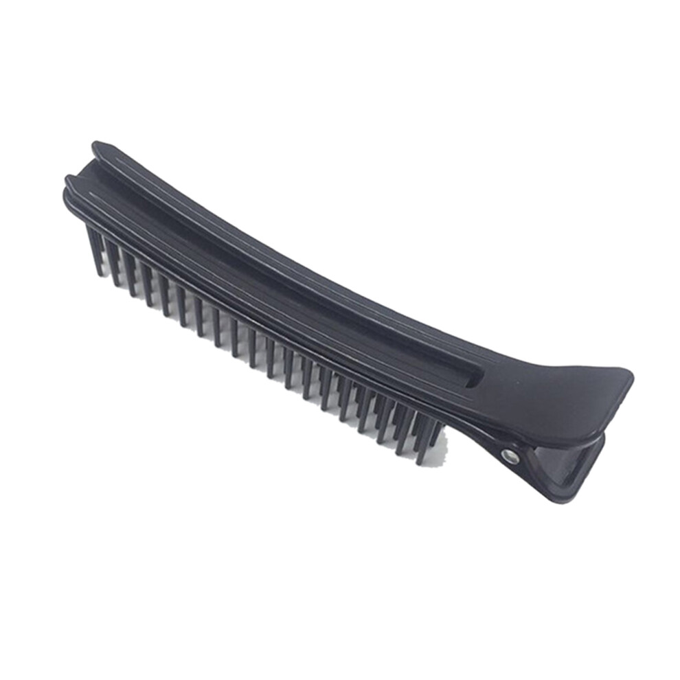 Unisex Black Hair Sectioning Clip Comb Salon Hairdressing Dyeing Perming Parting Combs Clip Styling Tool