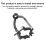Square Mortise Chisel Tool Holes Drilling Fixed Bracket Hand Drill Table Drill Dual-use Bracket Woodworking Tenoning Tool 4