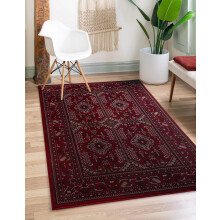 (Red , 120 x170 cm) Bedroom Living Room Traditional Rugs Runner Carpet