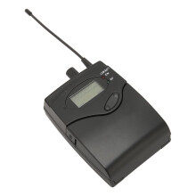 Bodypack Receiver 550 to 580MHz Stereo Earphone Monitor Receiver for Band Stage Studio