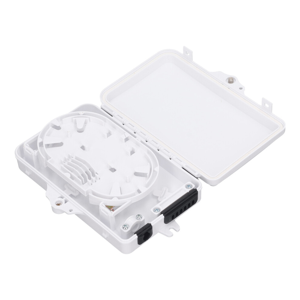 6 Core Fiber Distribution Box Fiber Optic Junction Splitter Box Waterproof Ftth Terminal Box For Indoor Outdoor 7891314643525