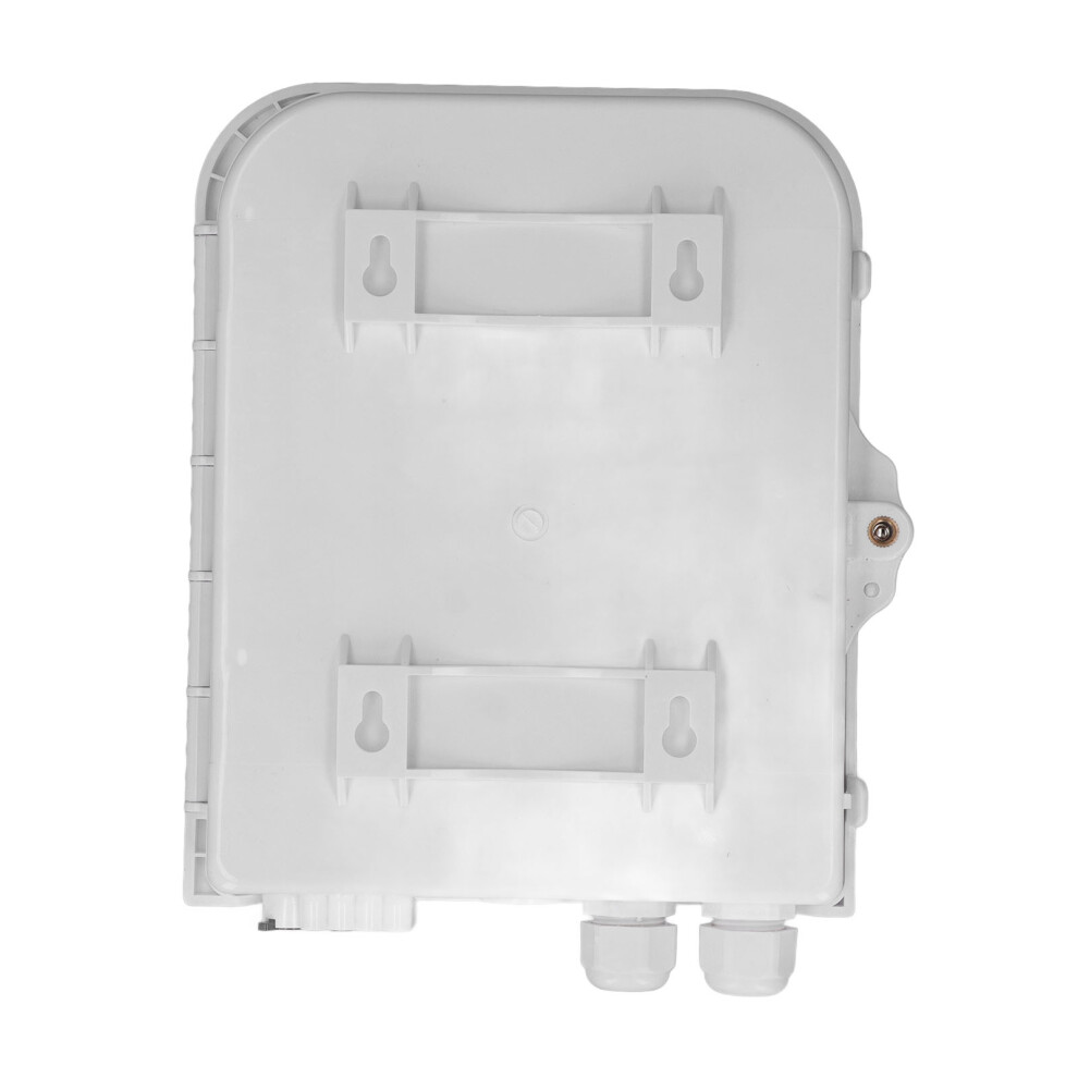 8 Core Fiber Distribution Box Abs Wall Mounted Fiber Optic Terminal Box For Indoor Outdoor Use 4661314643701