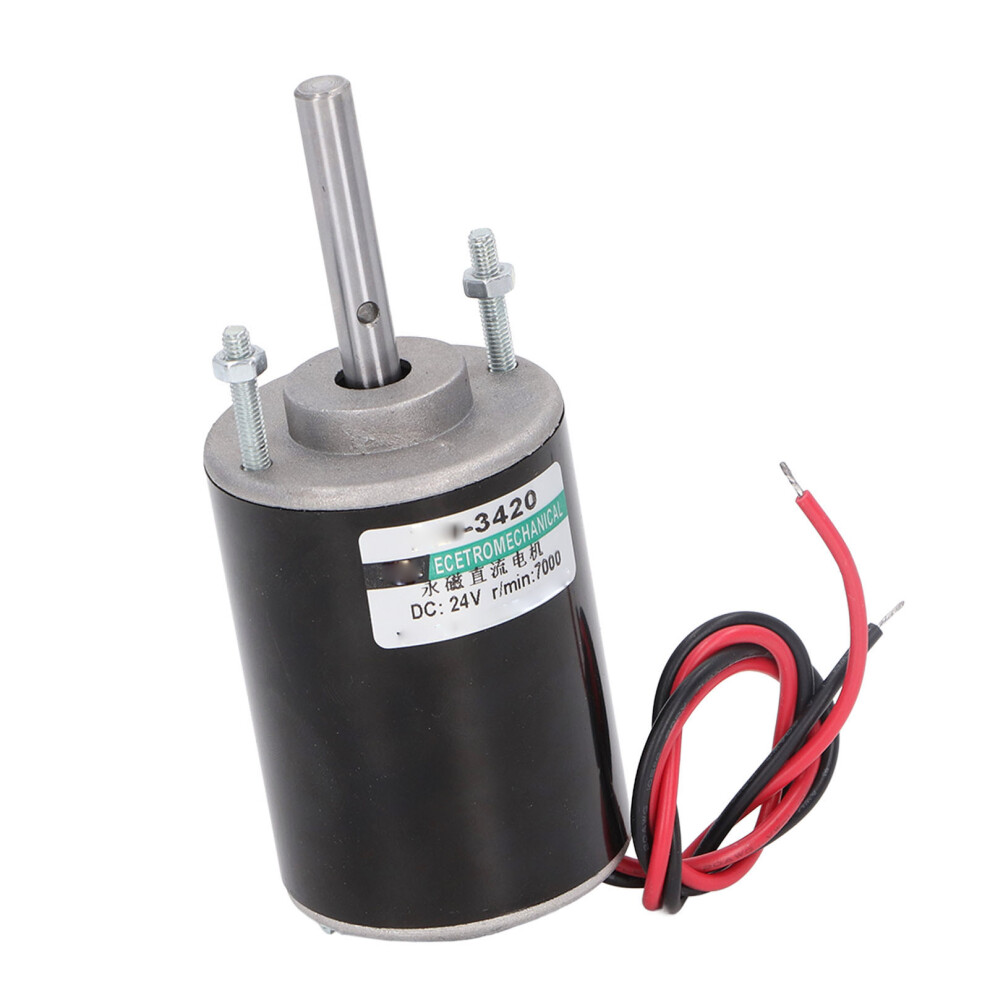 Dc 24V Permanent Magnet Dc Motor 30W 3420 High Speed Permanent Magnet Dc Motor Cw Ccw Low Noise 7000Rpm Black 4401314645318