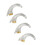 20pcs Replacement Ear Hook Prevents Howling Hearing Tool Parts Accessory for Resound 7