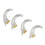 20pcs Replacement Ear Hook Prevents Howling Hearing Tool Parts Accessory for Resound 9