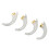 20pcs Replacement Ear Hook Prevents Howling Hearing Tool Parts Accessory for Resound 15