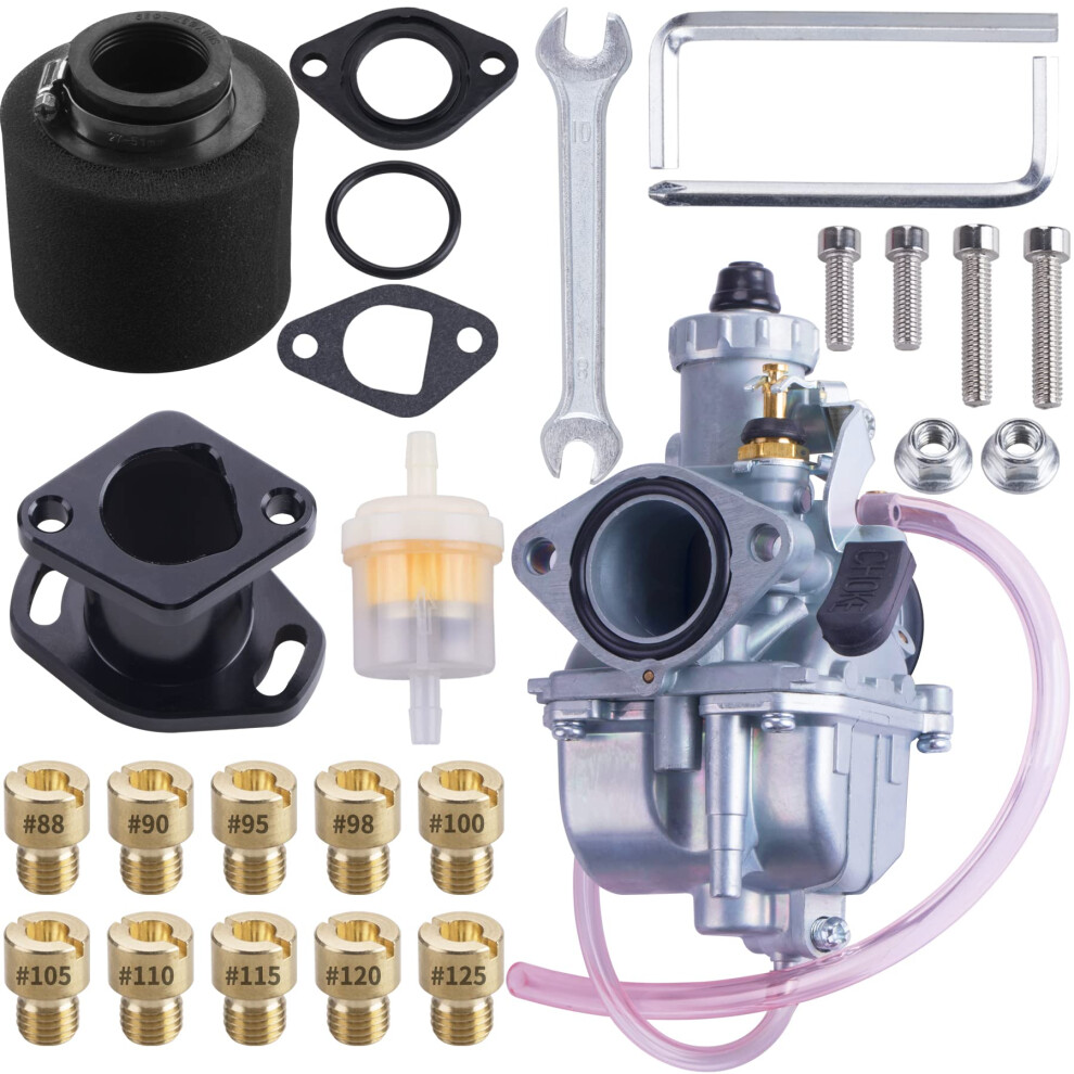 Oraevy Vm22 Racing Performance Mikuni Carburetor Carb Mainfold Intake Black 786552482418