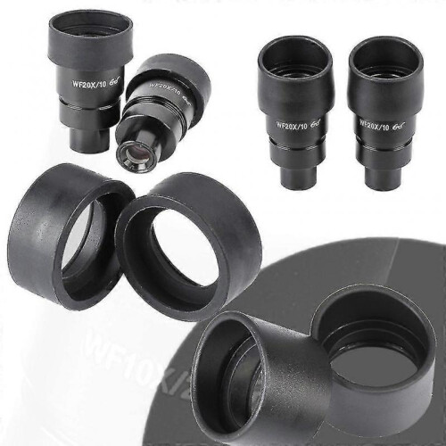 (Bevel angle) Rubber Eyepiece Cover Eyeguards Cylinder Eye Shield Microscope Binocular 32-36mm -JA 1