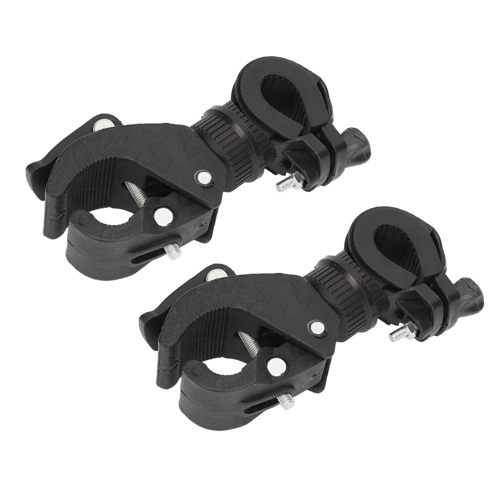 2 Sets Cane Holder 360 Degrees Rotating Universal Crutch Walking Stick Bracket Accessories for Rollators Electric Scooters