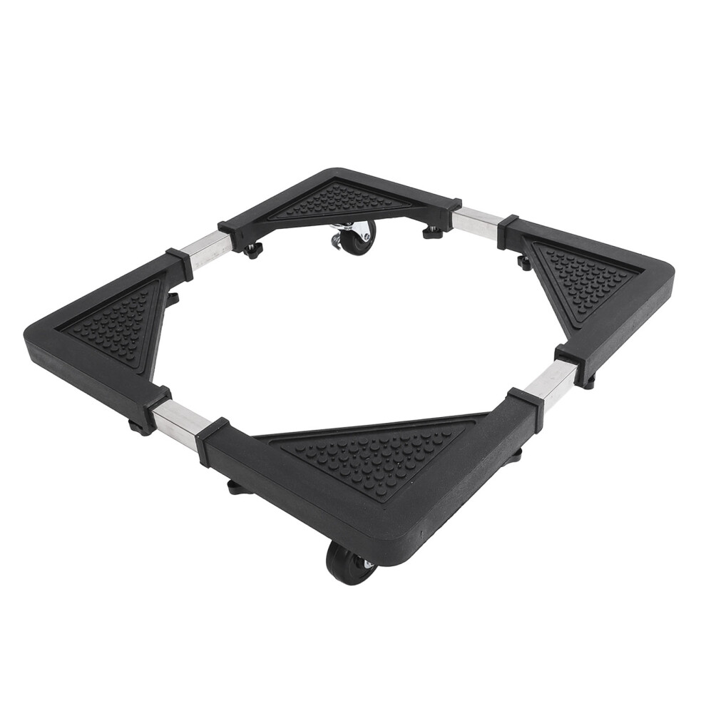 Adjustable Refrigerator Stand With 4 Locking Wheels Reduce Noise Furniture Dolly Mobile Roller For Dryer Washing Machine 4941314651891