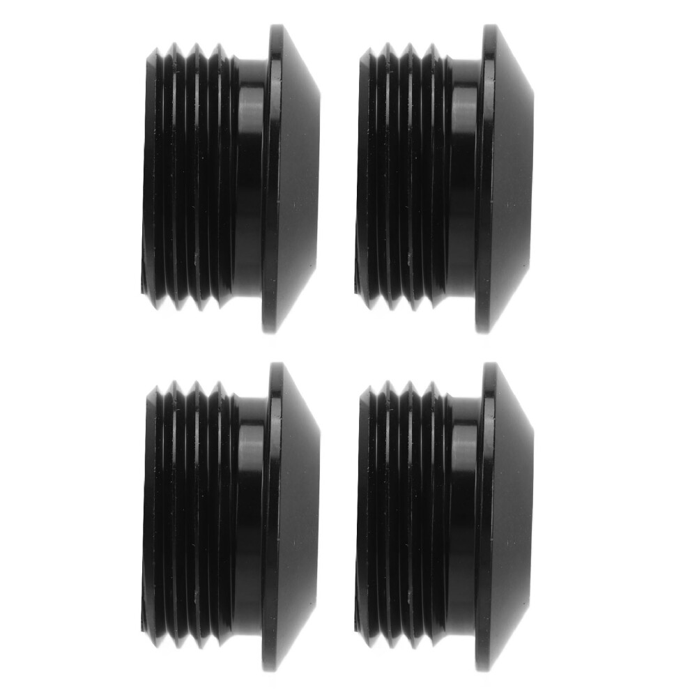 4Pcs 10An 5/8In Orb Port Plug With O Ring Aluminum Alloy Sealed Leak Proof Orb Socket Plug 8791314659917