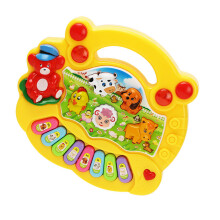 Electronic Baby Instrument Farm Animal Keyboard Toy Children Educational Musical Instrument Toys Yellow