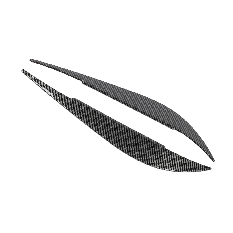 1Pair Headlight Eyebrow Colorfast Rugged Stylish Protective Headlight Eyelids Cover For 4 Series F32 F33 F36 Carbon Fiber Pattern 8701314665948