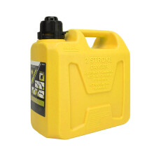 5L Fuel Oil Tank Large Capacity Portable Automatic Closure Petrol Gasoline Storage Cans for RV Camper Car SUV Yellow