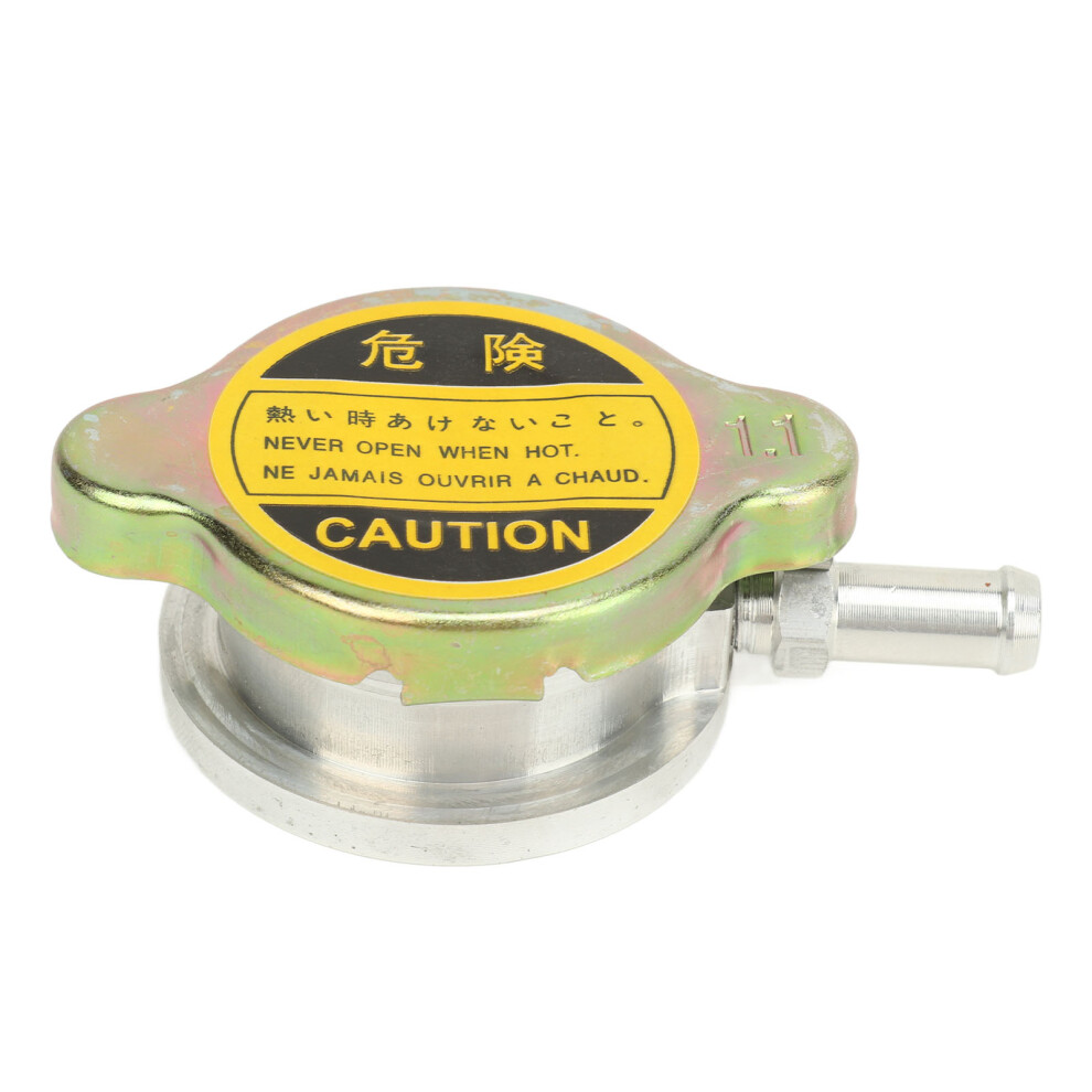 32Mm Id Radiator Weld On Filler Neck Aluminium Alloy Coolant Addition Neck With 1.1Bar Radiator Cap For Vehicle Modification 4671314667492