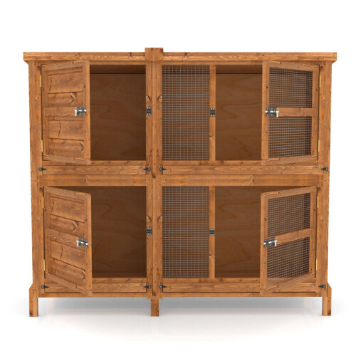 5ft Chartwell Two-Tier Rabbit & Guinea Pig Hutch 2