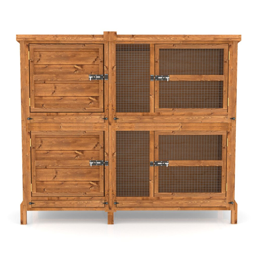 Home & Roost 5Ft Chartwell Two-Tier Rabbit & Guinea Pig Hutch
