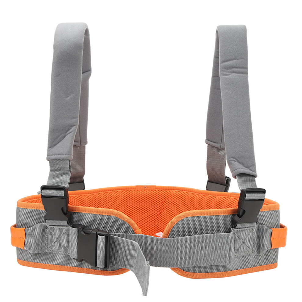 Elderly Transfer Gait Belt Buckle Closure Thickened Strap Safety Gait Walking Assist Device Orange M