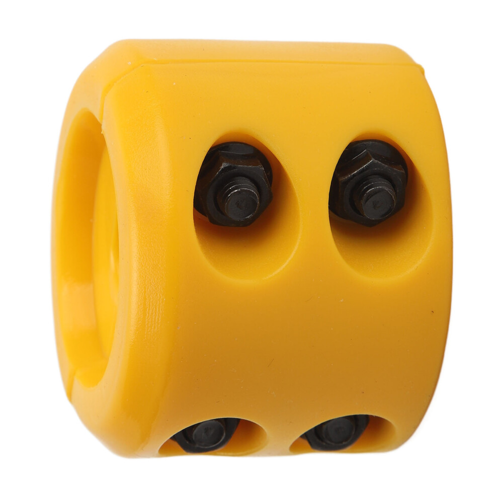 Winch Cable Hook Stopper Rubber Rope Line Hook Buffer With Hex Wrench For Atv Utv Suv Orv Trucks Yellow 8051314689537
