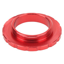 Bike Centerlock Lockring Aluminum Alloy Bike Disc Brake Hub Disc Rotor Lock Ring for Road Bike Mountain Bike Red