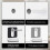 12Pcs Metal Mirror Clips Holder Kit,Mirror Hanging Clips with Screw , 4