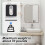 12Pcs Metal Mirror Clips Holder Kit,Mirror Hanging Clips with Screw , 5