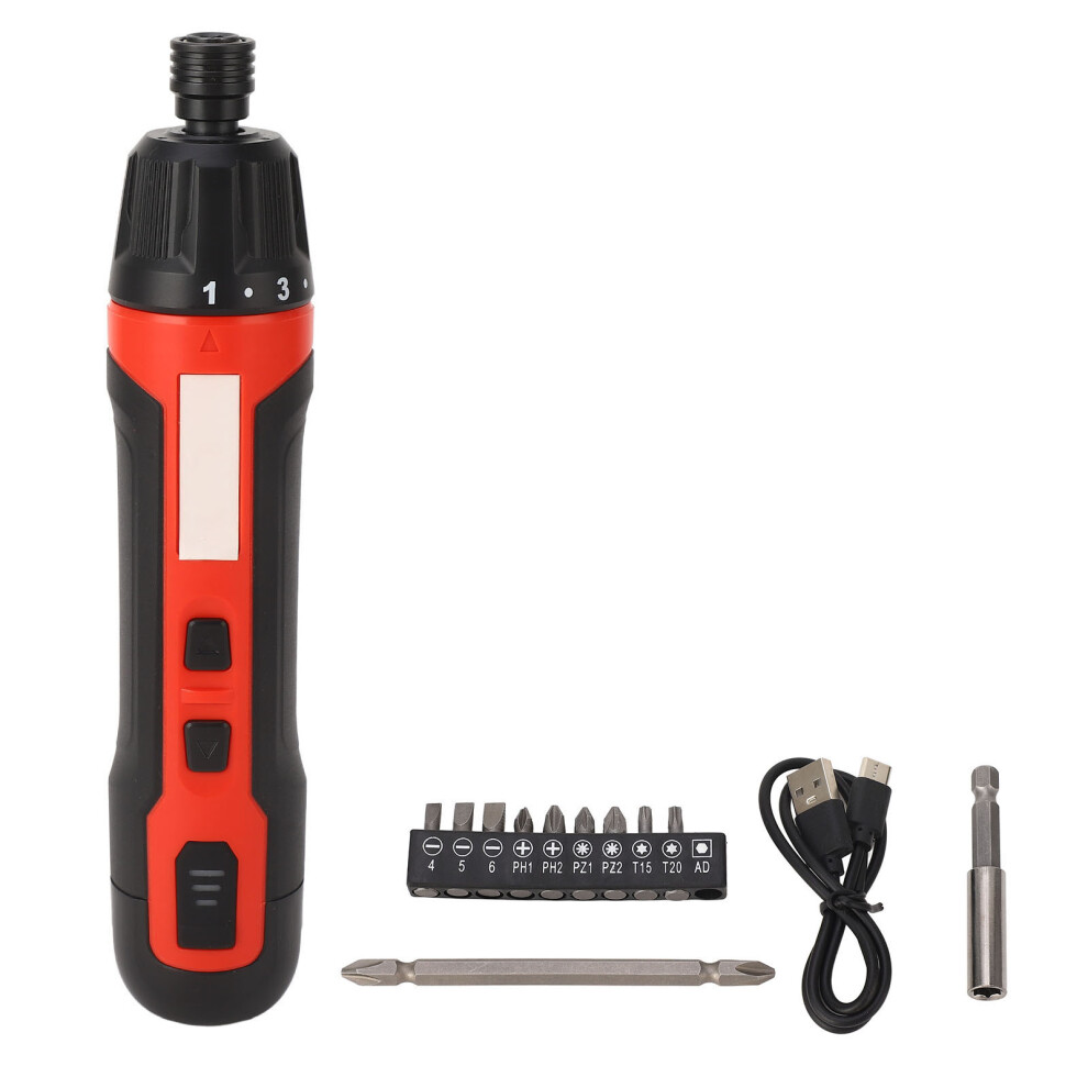 Electric Screwdriver 360RPM 6 Gear Torsion Forward Reverse Rotatable Rechargeable Mini Power Screwdriver Set-image-OPC-PHQXXVB-NEW