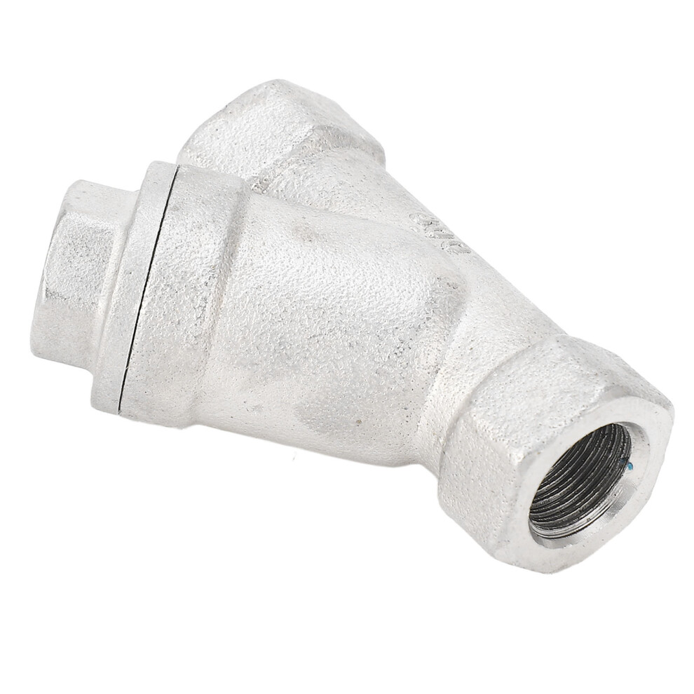 Y Strainer Stainless Steel Double Layer Mesh Low Flow Resistance Y Type Water Strainer For Water Oil Gas 1/4In Dn8 9371314704986