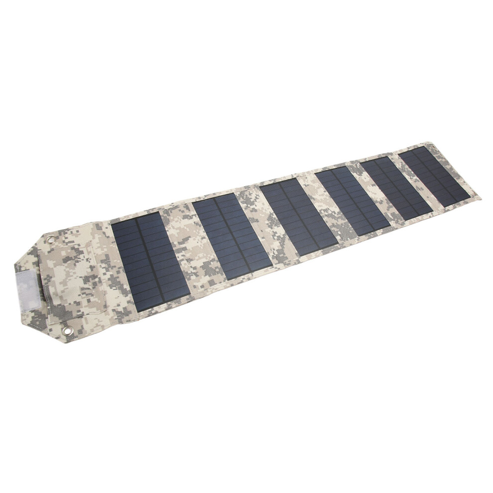 28W Portable Solar Panel Charger With Usb Port Waterproof 5V 4A Foldable Solar Charger For Smart Phones Tablets Camouflage 4681314704554