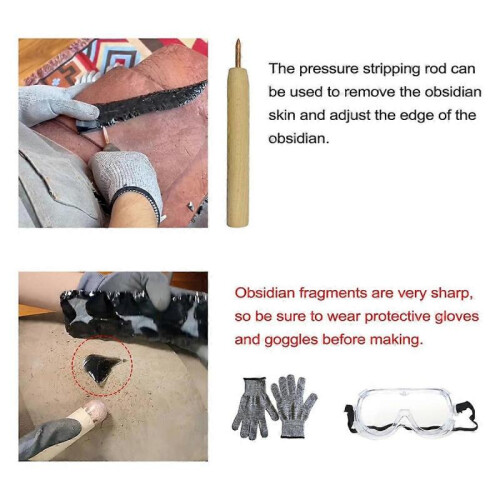 Flint Knapping Kit for Pros and Beginners, Stone Crafting Kit 1
