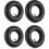 4 Pack 4.10/3.50-4 Wheelbarrow Inner Tube,Replacement Inner Tubes 3
